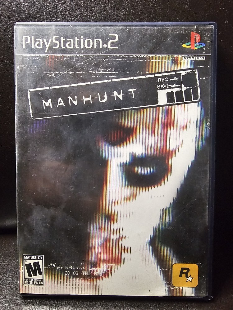 Sony PlayStation 2 (PS2) - Manhunt + Case [Greatest Hits] - Boot Tested