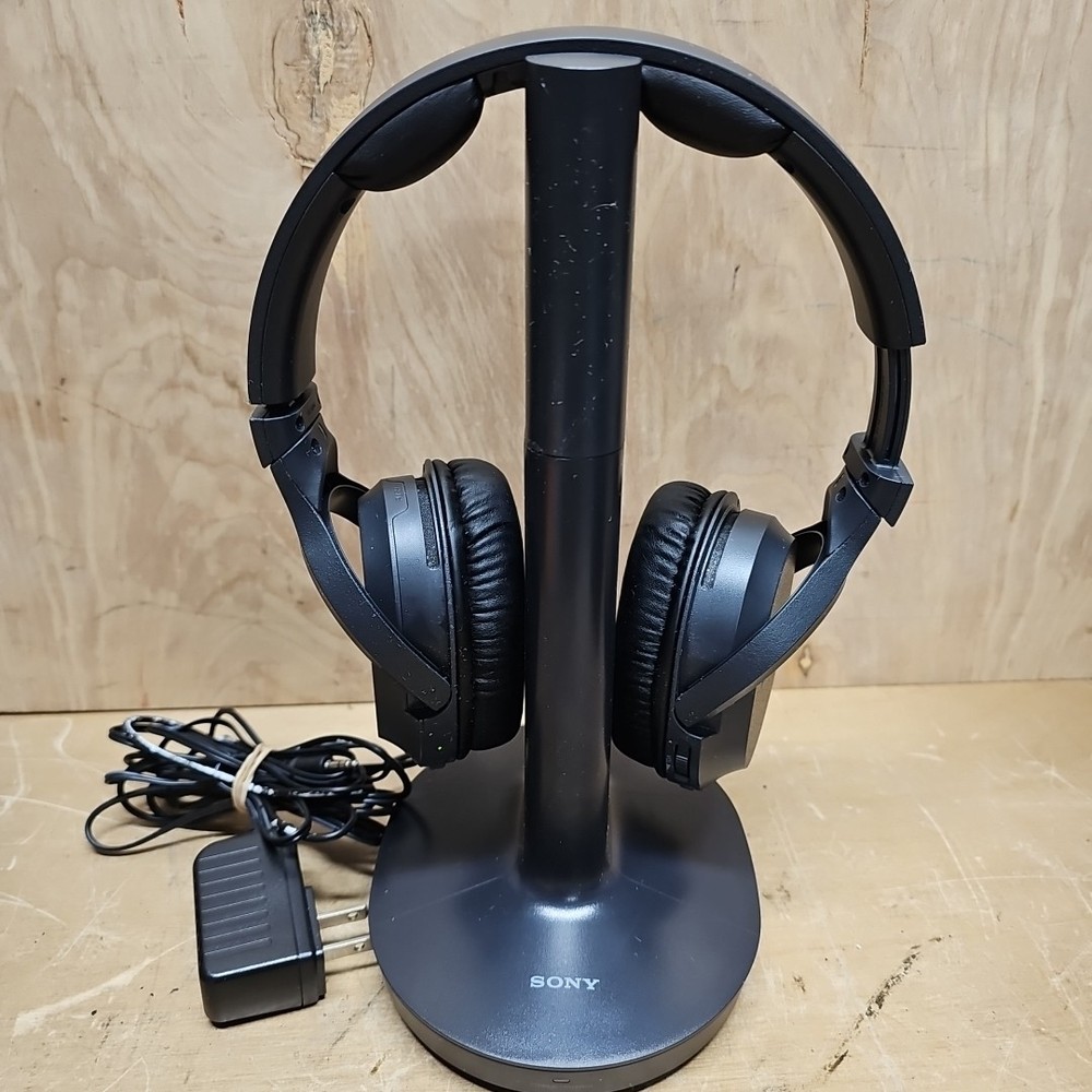 Sony WH-RF400 Wireless Headphones with TMR RF 400 Transmitter and Charging Base
