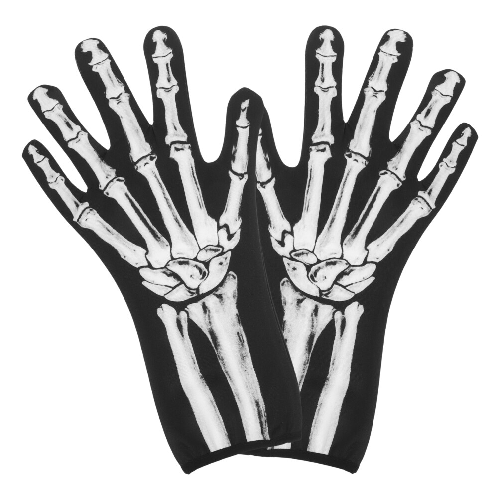 Skeleton Hands Gloves Skull Costume Goth Clothes Unisex Costumes Comfortable