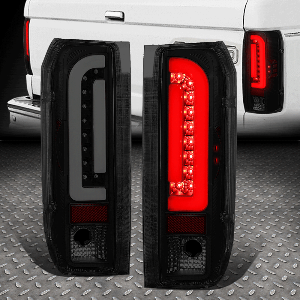 3D LED Neon Tube Bar for 90-97 Ford F150 F250 F350 Tinted Tail Light Brake Lamp  