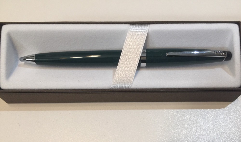 CROSS Solo Dark Green & Chrome Mechanical  PENCIL NIB~ Stocking Stuffer