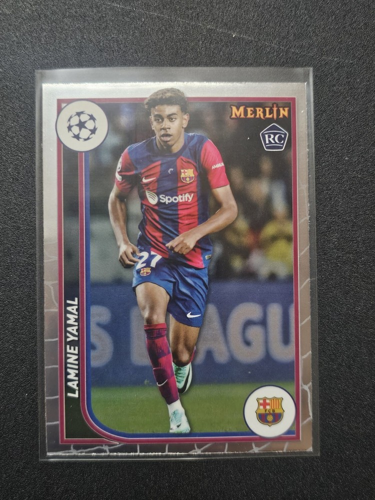 2023-24 Topps Merlin Champions League RC #27 Lamine Yamal - Barcelona