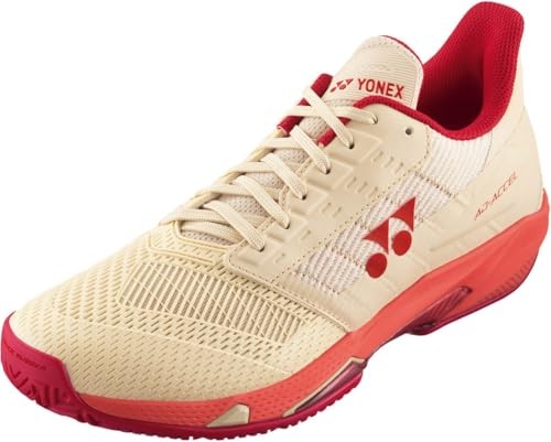 YONEX Unisex Tennis Shoes in Beige Pink Size 26.0 cm 315
