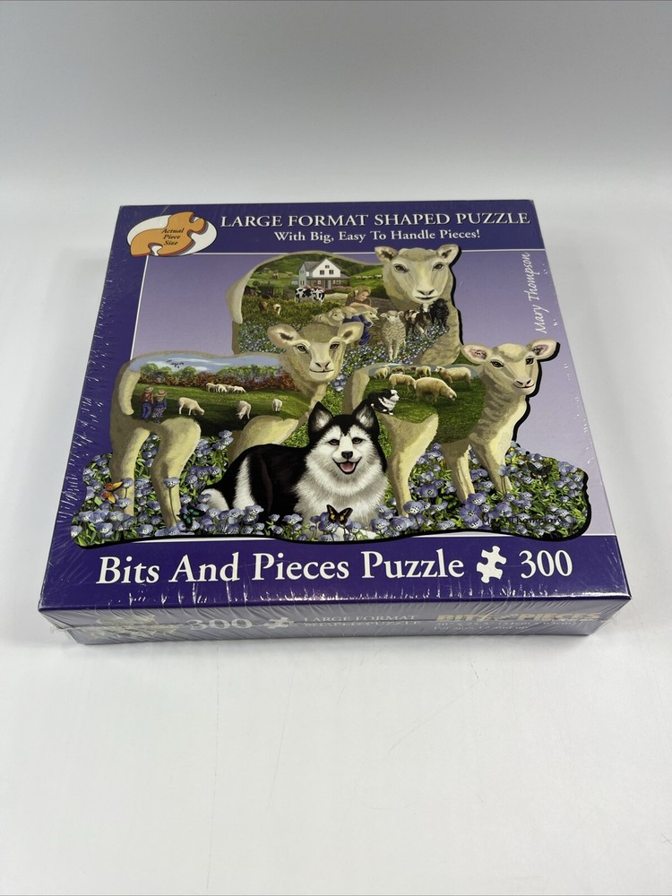 Bits and Pieces 300 pc Jigsaw Puzzle Countryside Farm Animals  Large Pieces