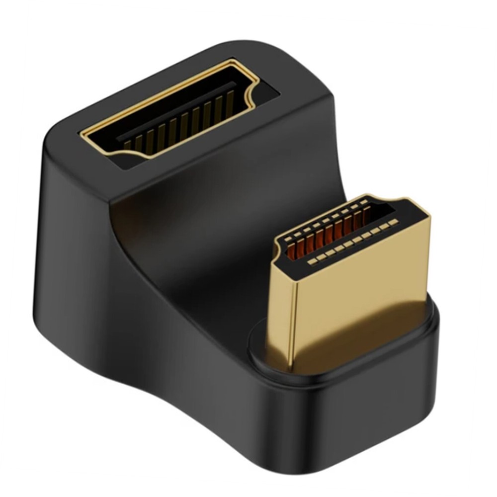 180-Degree U-Shaped HDMI Male to Female Extension Adapter Connector