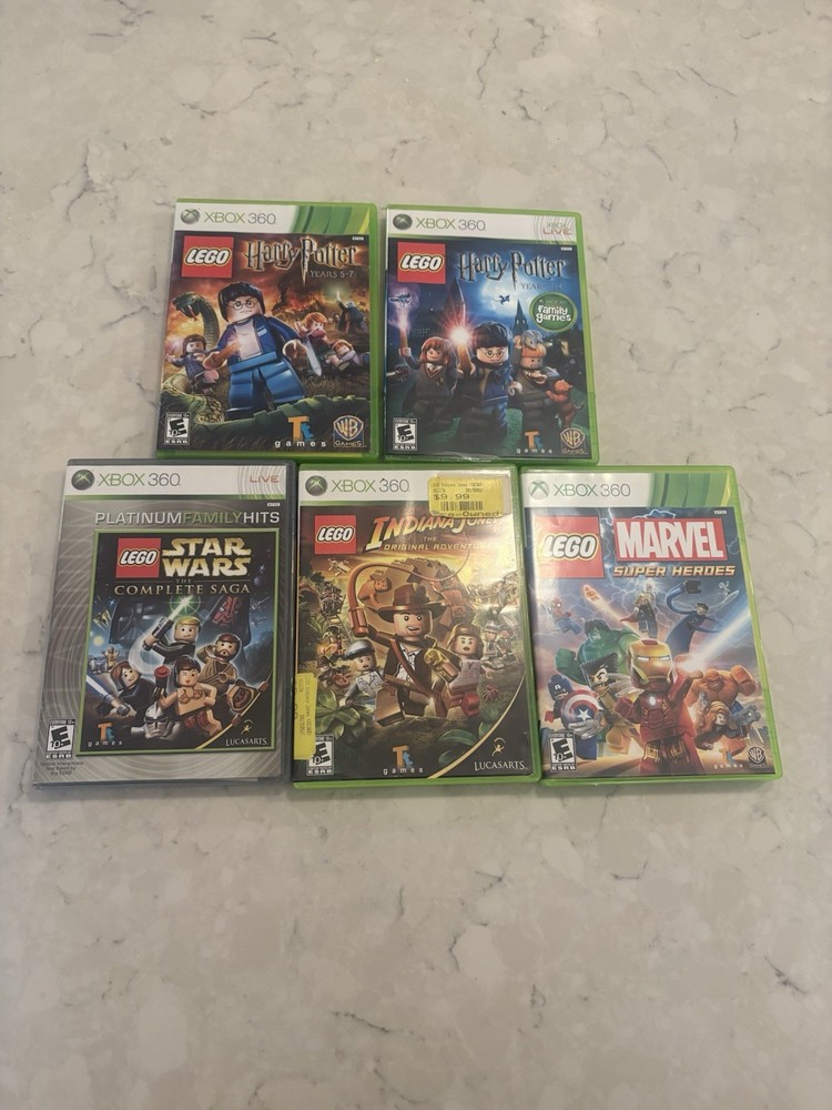 Xbox 360 Lot Of Five Lego