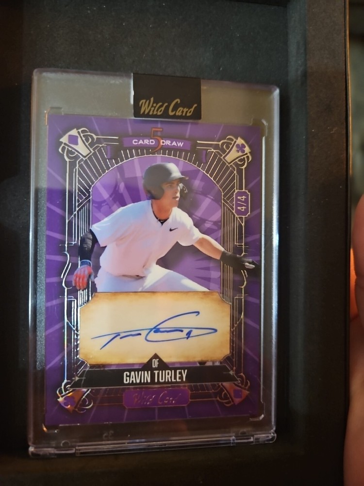 Gavin Turley 2024 Wild card 5 deck Draw (4/4) #5CDC-GTA