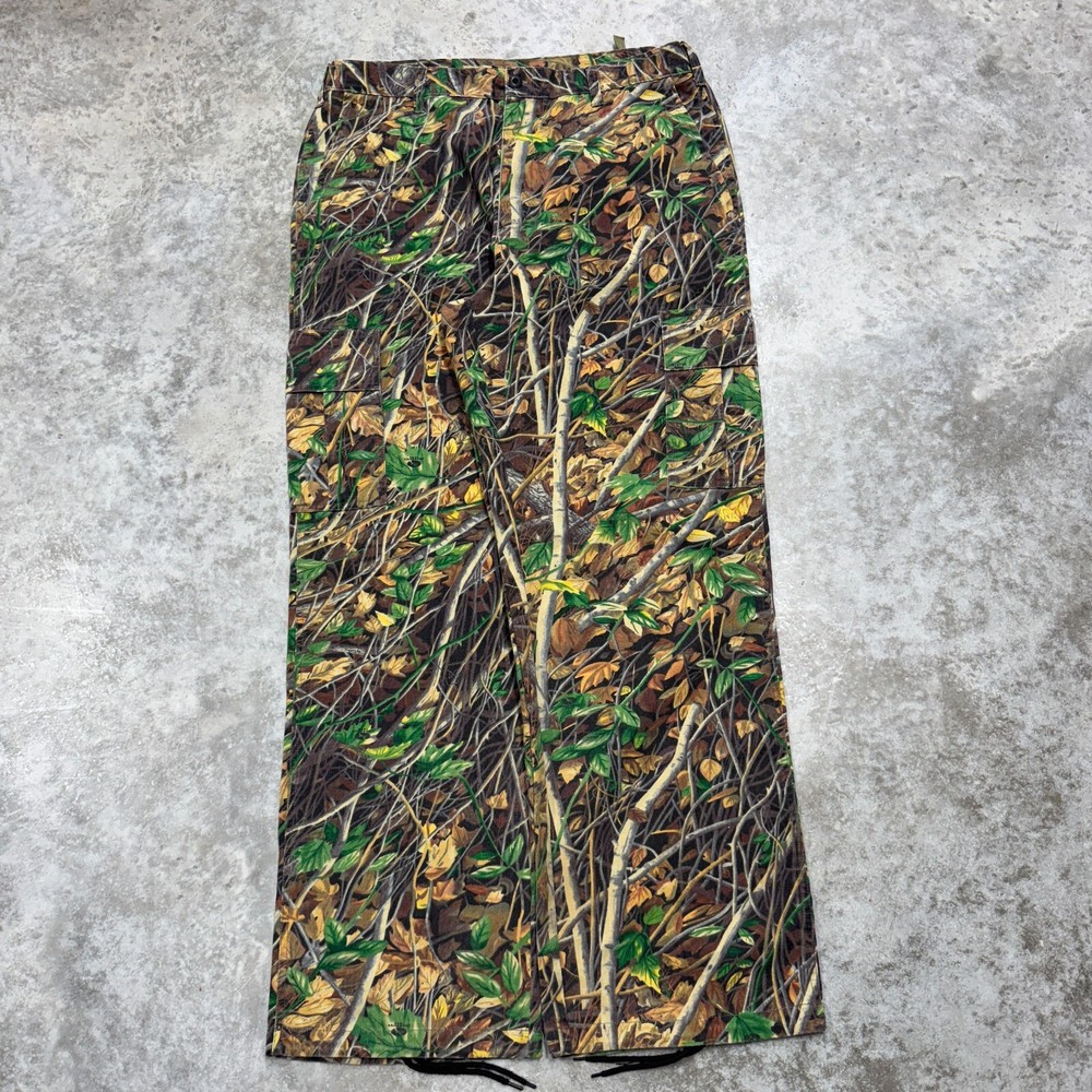 Vintage 90s Briar Patch Camouflage cargo pants Adjustable hunting RARE 38x33 men