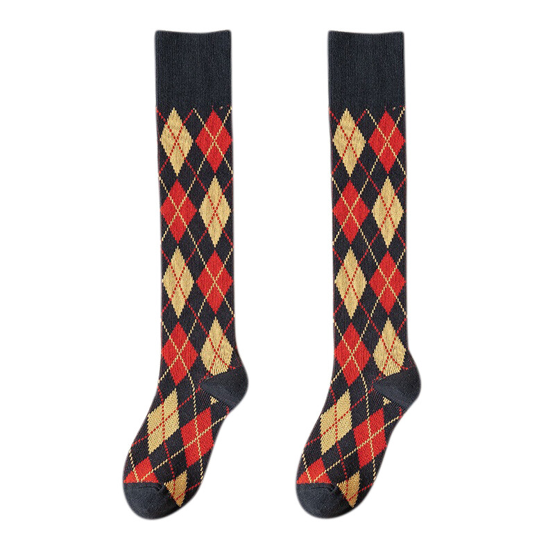 Long Socks Cotton Socks Printed  Happy Wild Casual Autumn8599