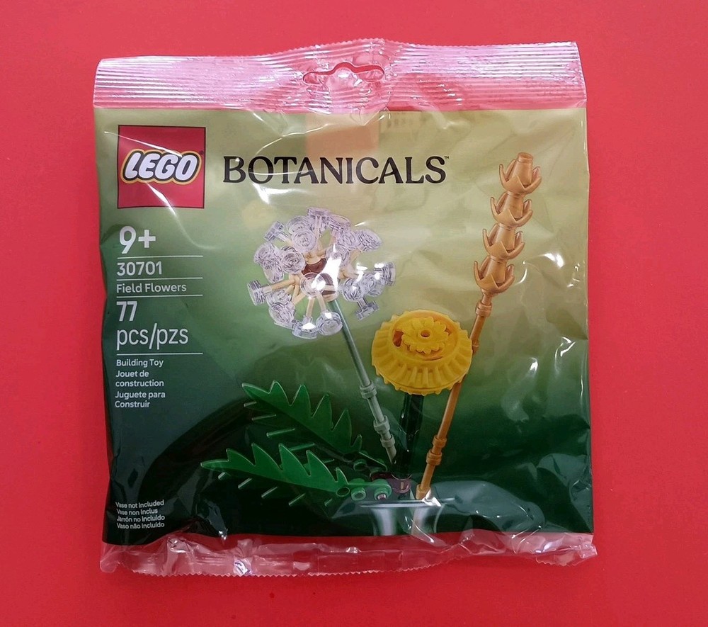 LEGO Botanicals Field Flowers Building Kit 30701 for Creative Play  