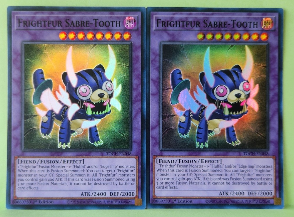 Frightfur Sabre-Tooth TOCH-EN048 Toon Chaos-1st Edition 1st Edition