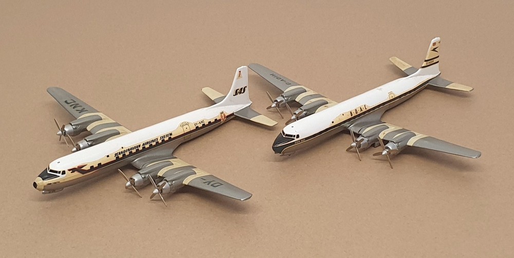 Western 1/200 Scale MD02A - 2 McDonald Douglas BOAC G-AOIH & Scandinavian OY-ANC