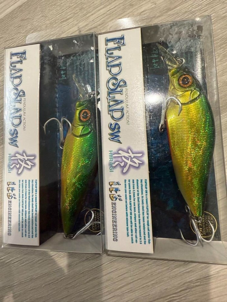 Megabass Flap Slap SW Hiiragi Golden Lime 2-piece set Ito Engineering