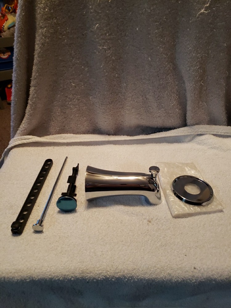 bathtub faucet Assembly Spout,  Back Plate, Plunger