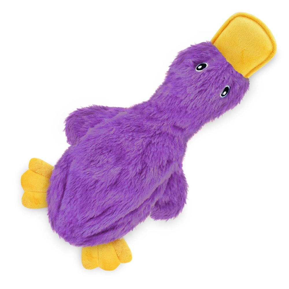 Crinkle Dog Toy for Small Medium and Large Breeds Cute No Stuffing Duck with ...