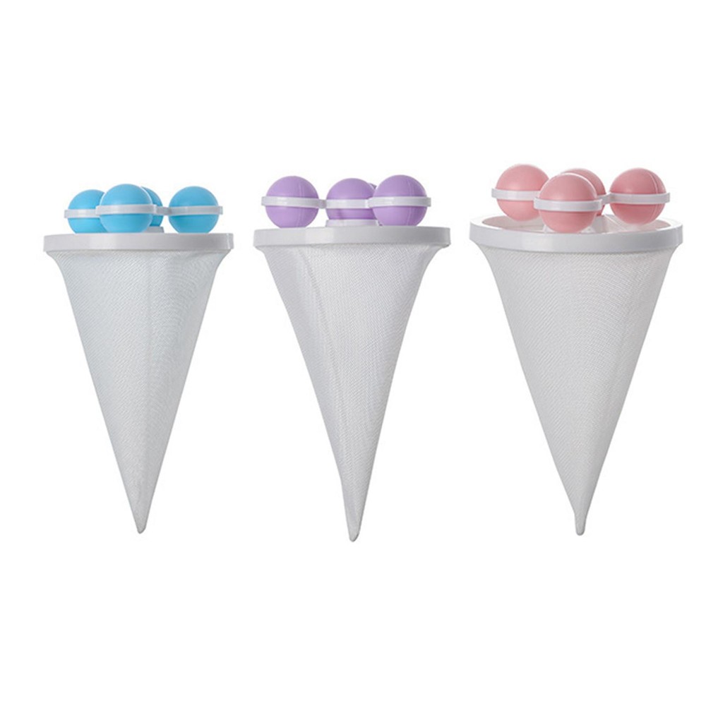 Washing Machine Filter Decontamination Pouch Hair Removal Filter Washing Bag