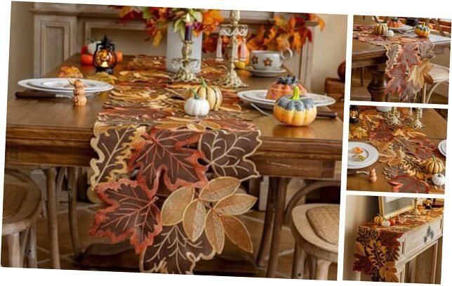 Fall Thanksgiving Table Runner 14 x Table Runner 14