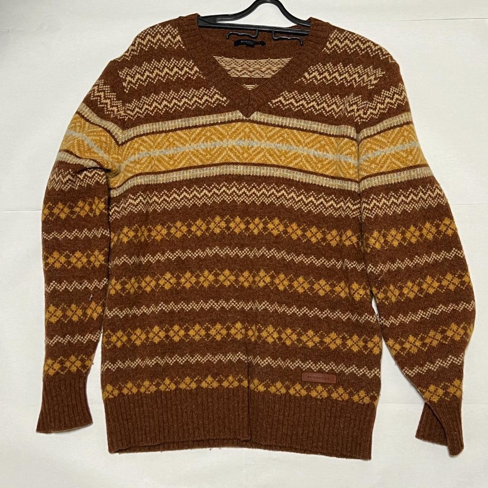 Burberry knit sweater Men's Fashion from Japan