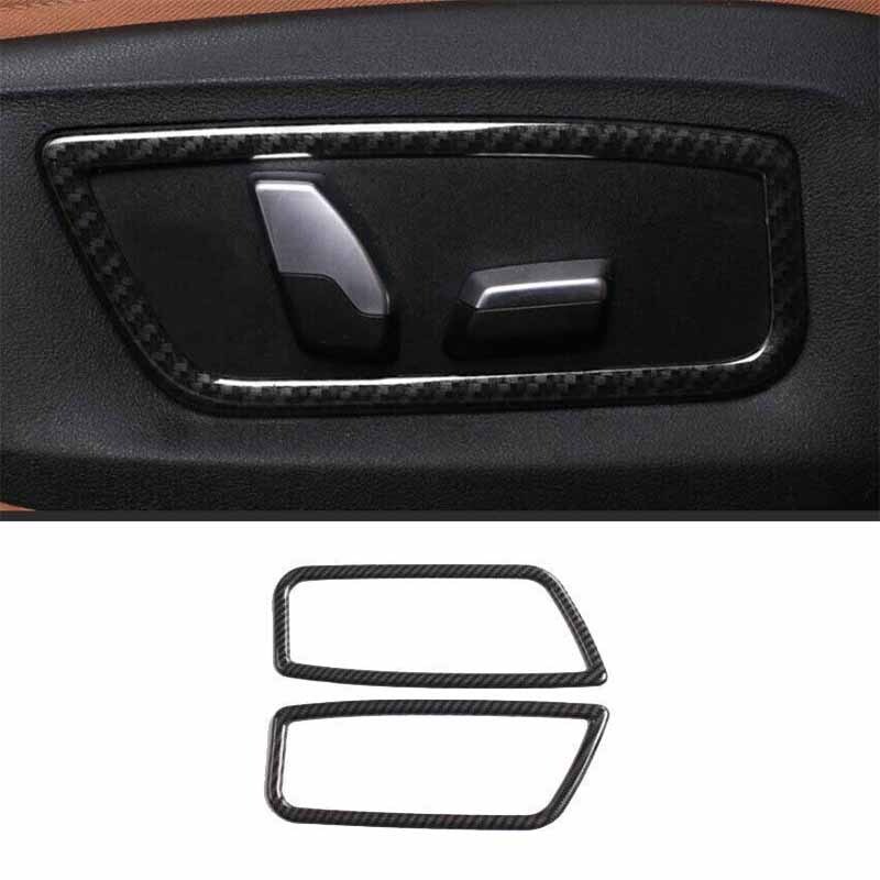 Inner Door Handle Bowl Trim Frame Trim For BMW 5 Series G30 2018-22 Carbon Fiber
