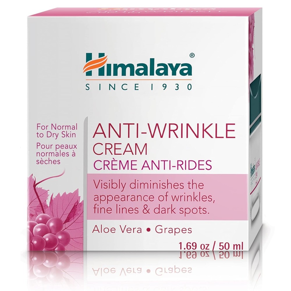Himalaya Anti-Wrinkle Cream For Men Women With Aloevera Grapes 50g Free Shipping