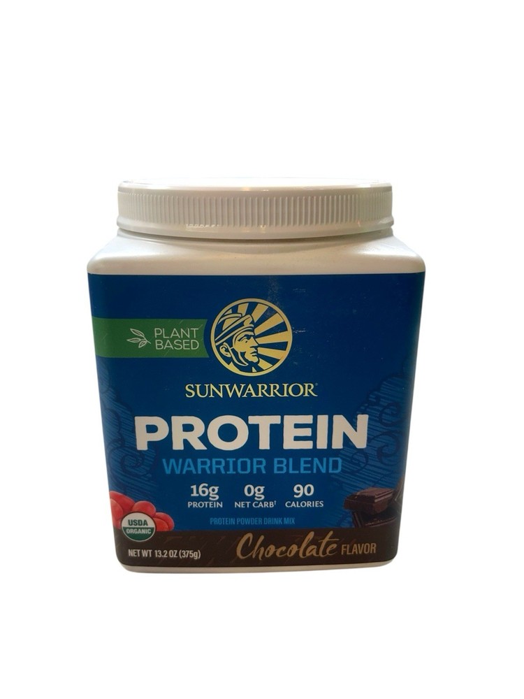 Sunwarrior Warrior Blend Chocolate Protein Powder 375g Expires June 2026