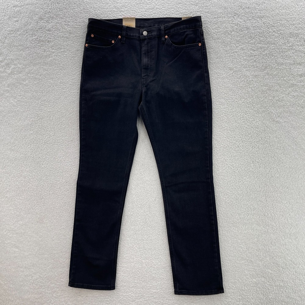 Levis 511 Jeans Mens 36x32 Black Slim Fit Dark Wash Denim Grunge Skater Goth