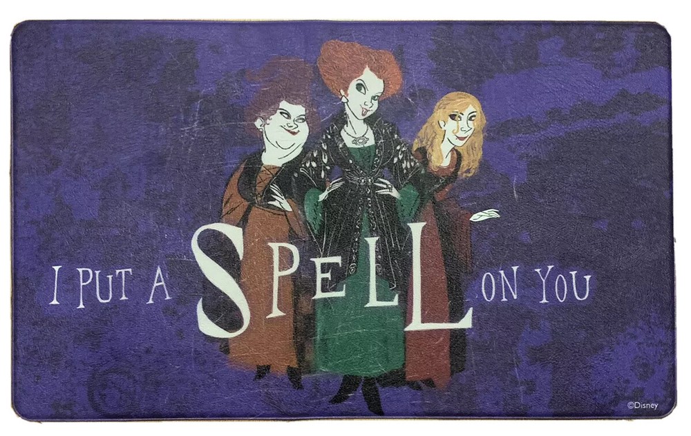 Hocus Pocus Disney Halloween Kitchen Mat 18x30 Anti-Fatigue Rug