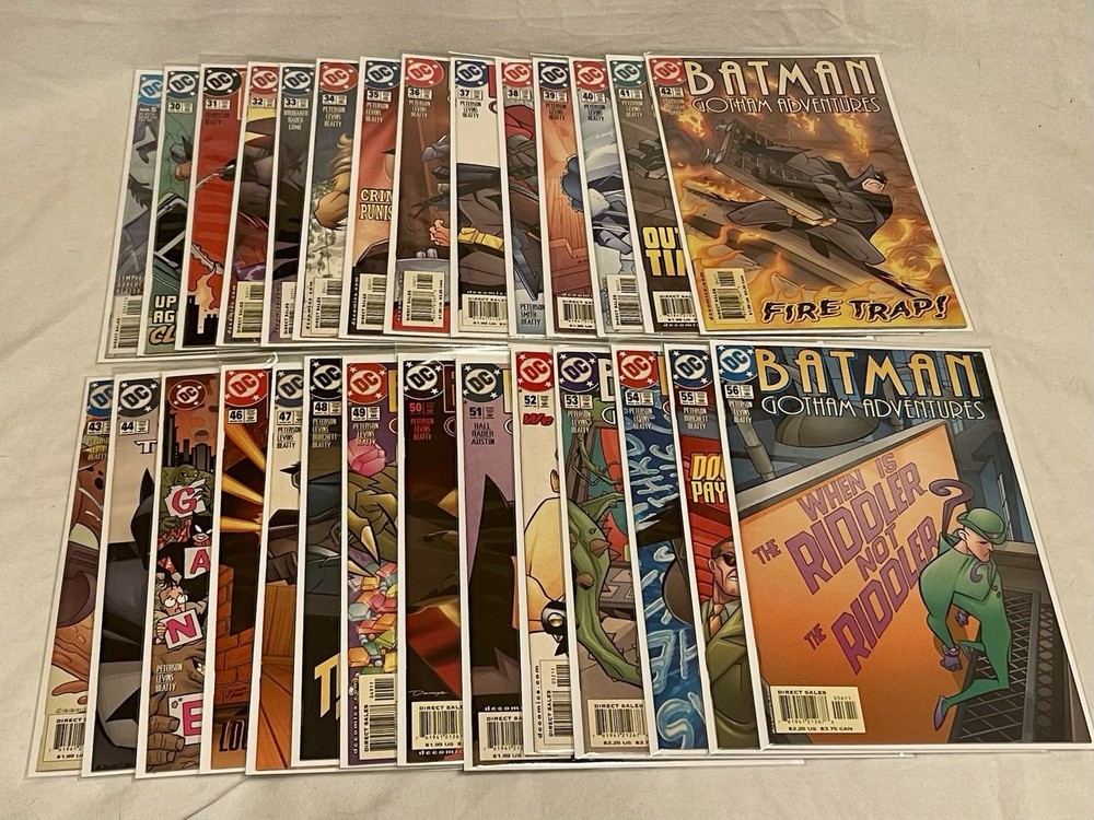 DC Comics Batman Gotham Adventures Issues #5, #30-56 Full Run Lot (28 books)