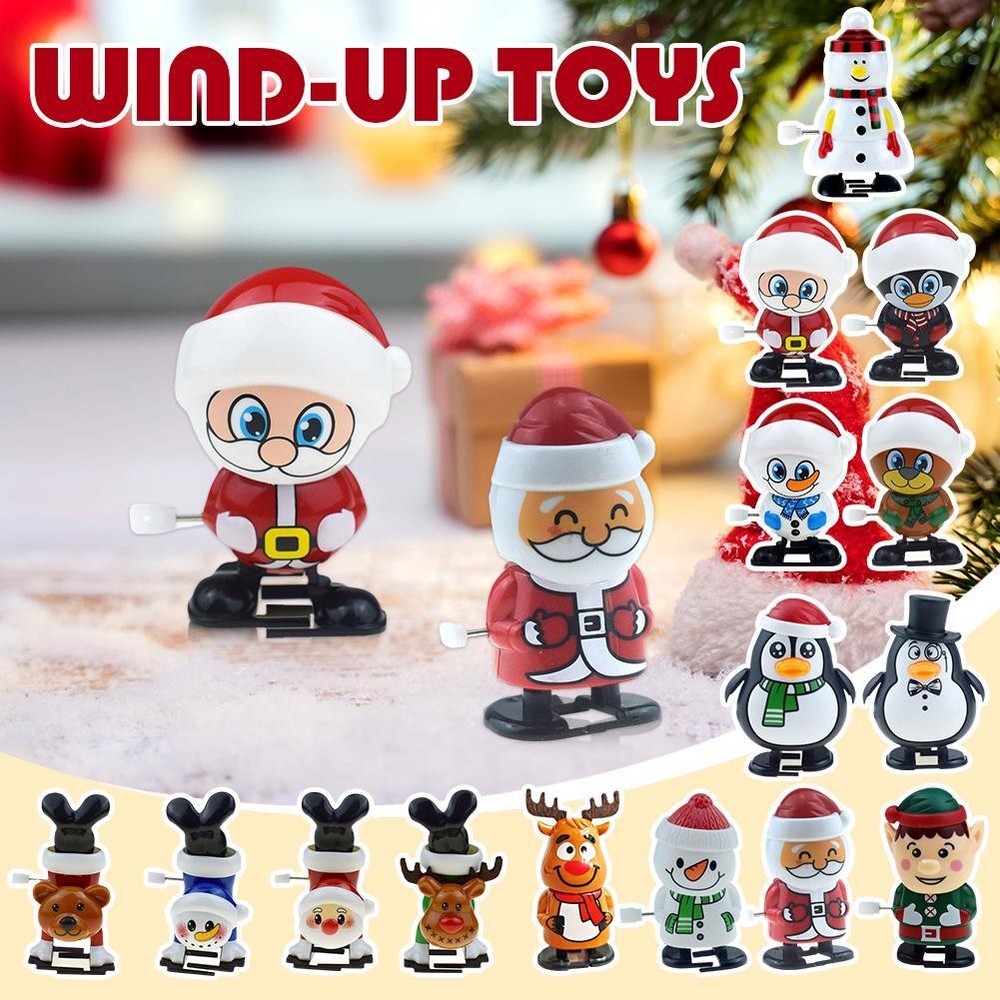 2025 Merry Christmas Wind Up Toys Party Favors, Stocking Stuffers New P5