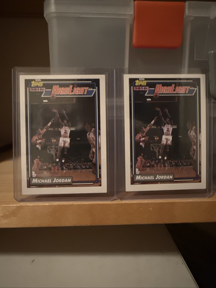 1992-93 Topps - Highlights Michael Jordan #3. 2 CARDS