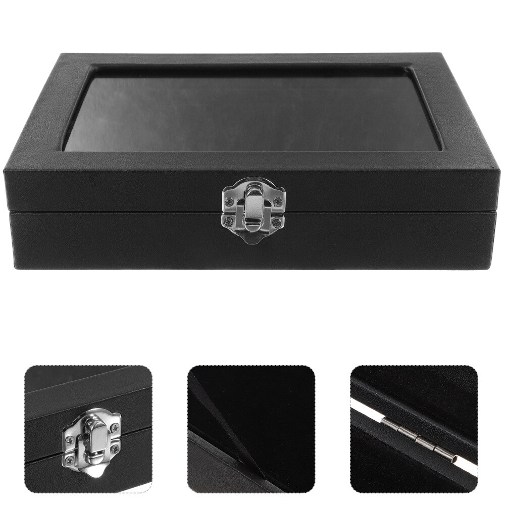 Boxed Pins Organizer Badge Jewelry Gift Display Case Travel