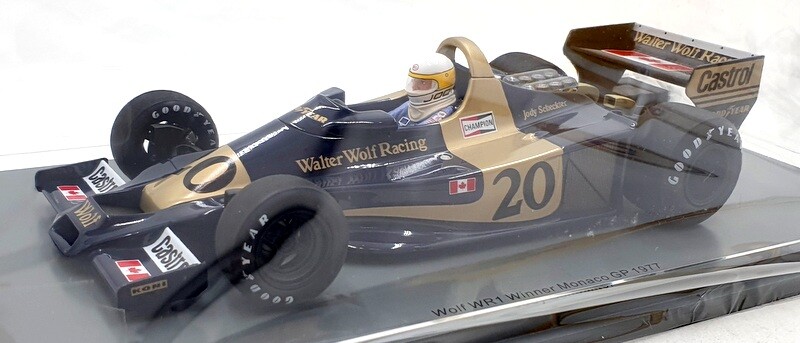 Spark 1/18 Scale Wolf WR1 Monaco GP 1977 F1 Model #20 J. Scheckter