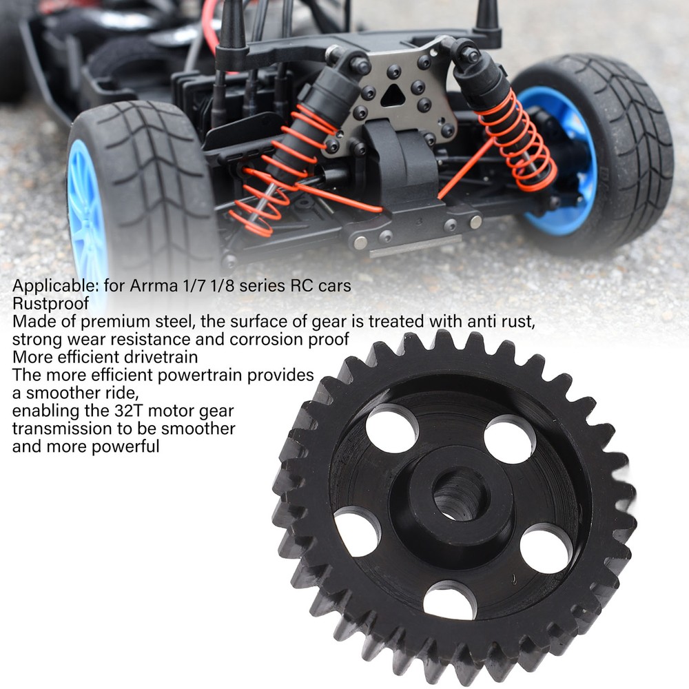 M1 5mm 32T RC Motor Pinion Gear For Arrma 1/7 1/8 RC Car Replacement Motor FD