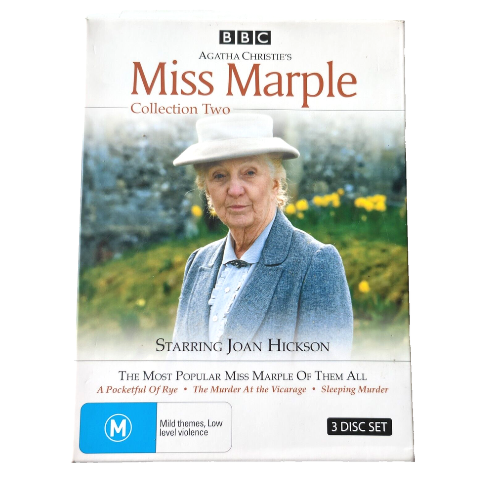 Agatha Christie's Miss Marple DVD BBC Collection Two 2 Region 4 Mystery Drama