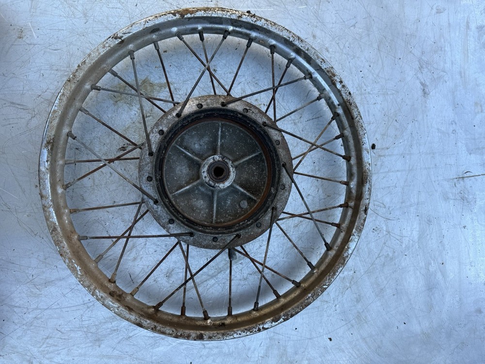 Yamaha XT500 XT 500 Front Wheel OEM genuine Rim Mag Tyre Spoke Original 18x1.60
