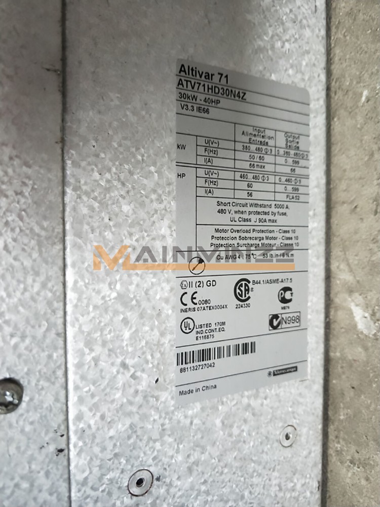 1PCS Used ATV71HD30N4Z Inverter ATV71HD30N4Z Tested