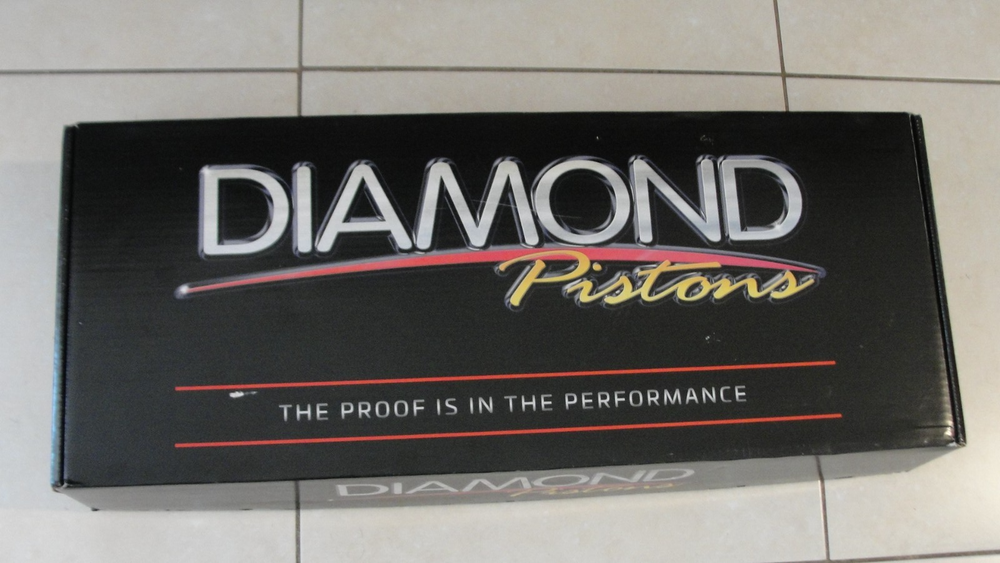 Diamond LS2K Piston Kit 21529RS 4.070x4.00 Flat Top 6.125 in. Rod Chevy LS3 416