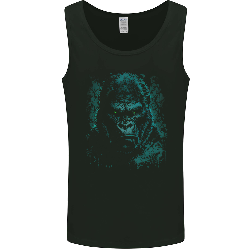 A Mean Gorilla Dark Style Mens Vest Tank Top