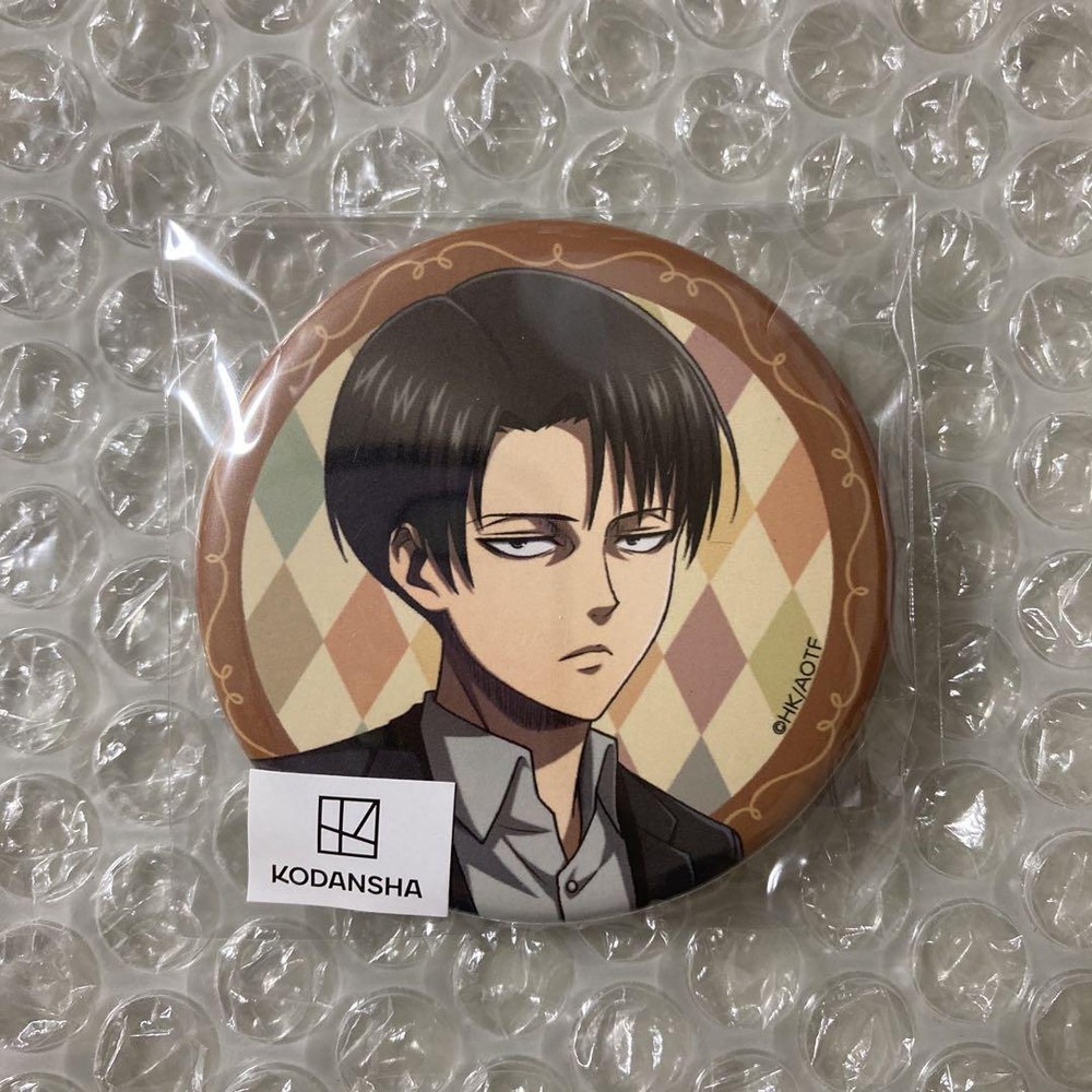 Attack On Titan Princess Cafe Can Badge Levi