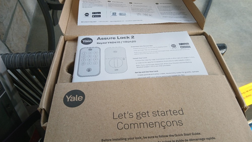 Yale Assure Lock 2, Smart Bluetooth Deadbolt Keypad Satin Nickel New, Open Box