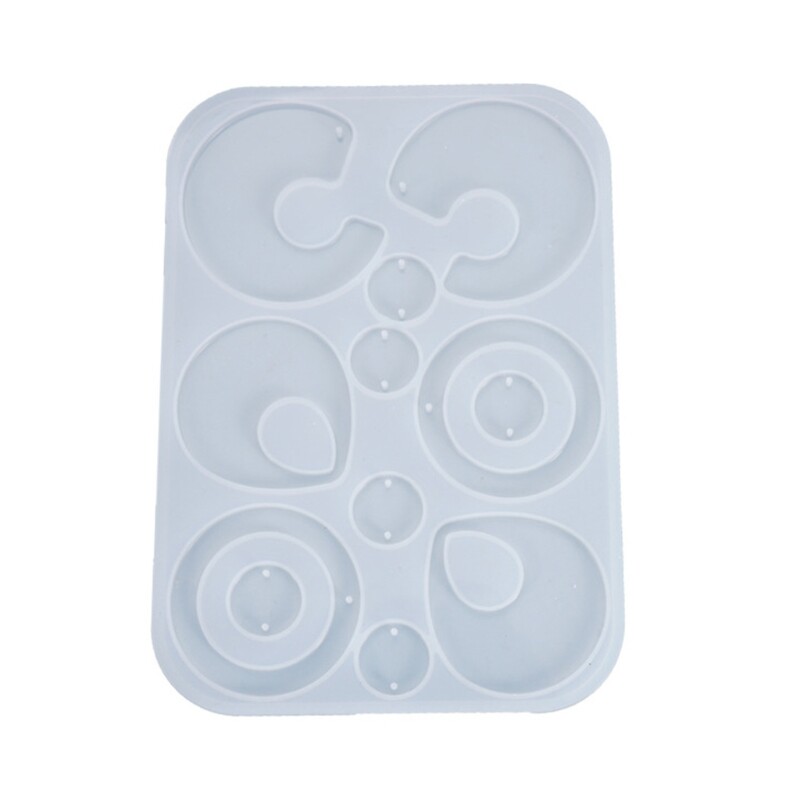 DIY Resin Jewelry Mold for Pendants Keychains Decorations