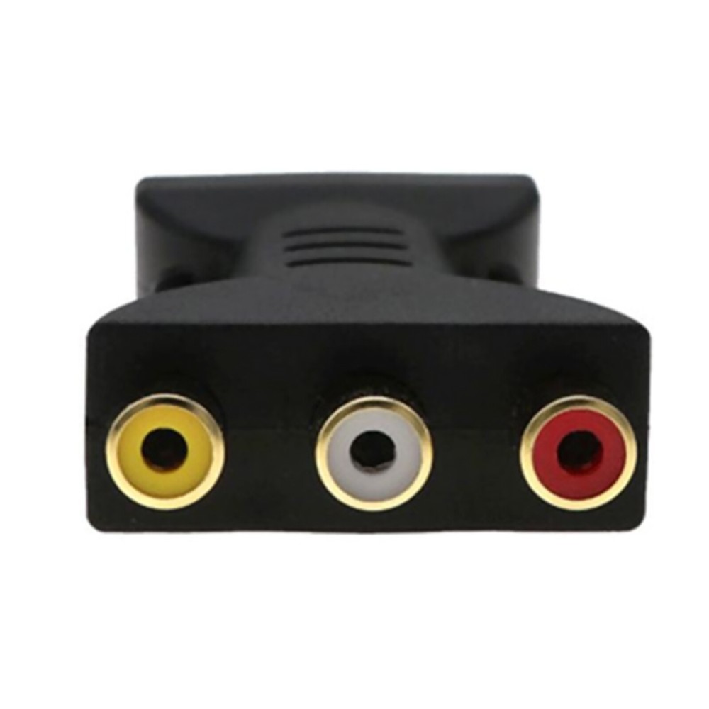 HDMI Male to 3 RCA Female AV Video Audio Converter for PC TV  