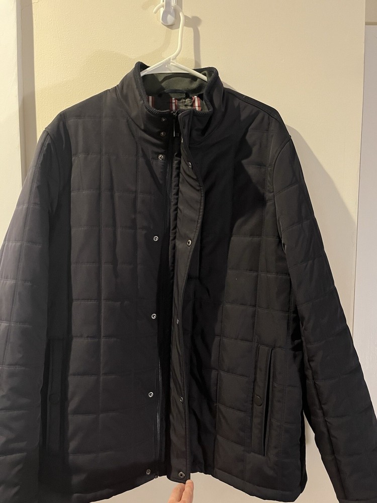 Ted Baker London Navy Quilted Jacket