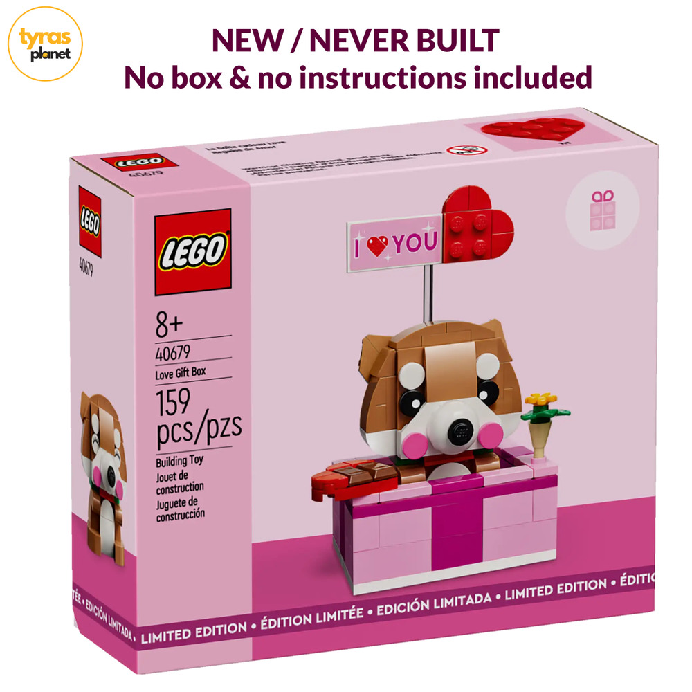 LEGO 40679 Love Gift Box Shiba dog Valentine’s Day no box, no instructions NEW