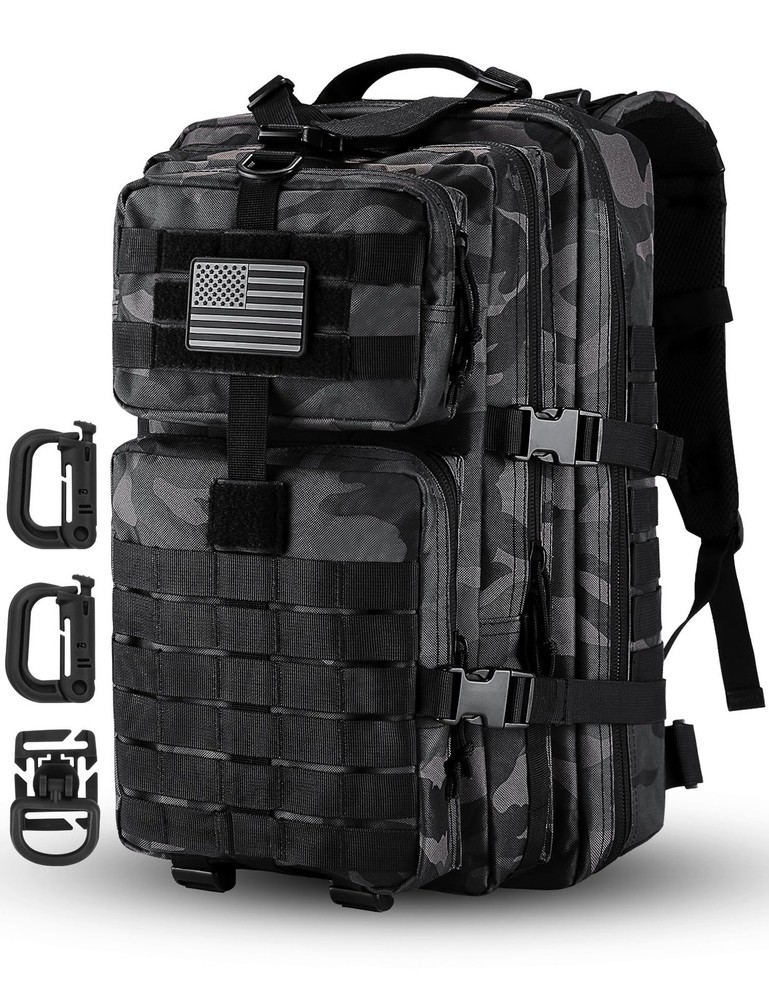 MOLLE Tactical Backpack - 3-Day Assault Pack for Military Camping & Outdoor Use