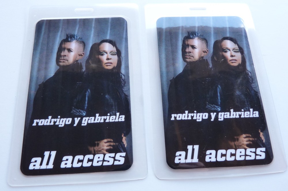 Rodrigo Y Gabriela All Access Tour Concert Backstage Pass Laminate D19