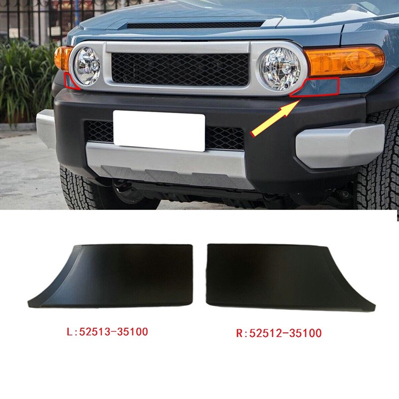 For Toyota FJ Cruiser 2007-2014 Front Bumper Grille Filler Trim Panel Left/Right