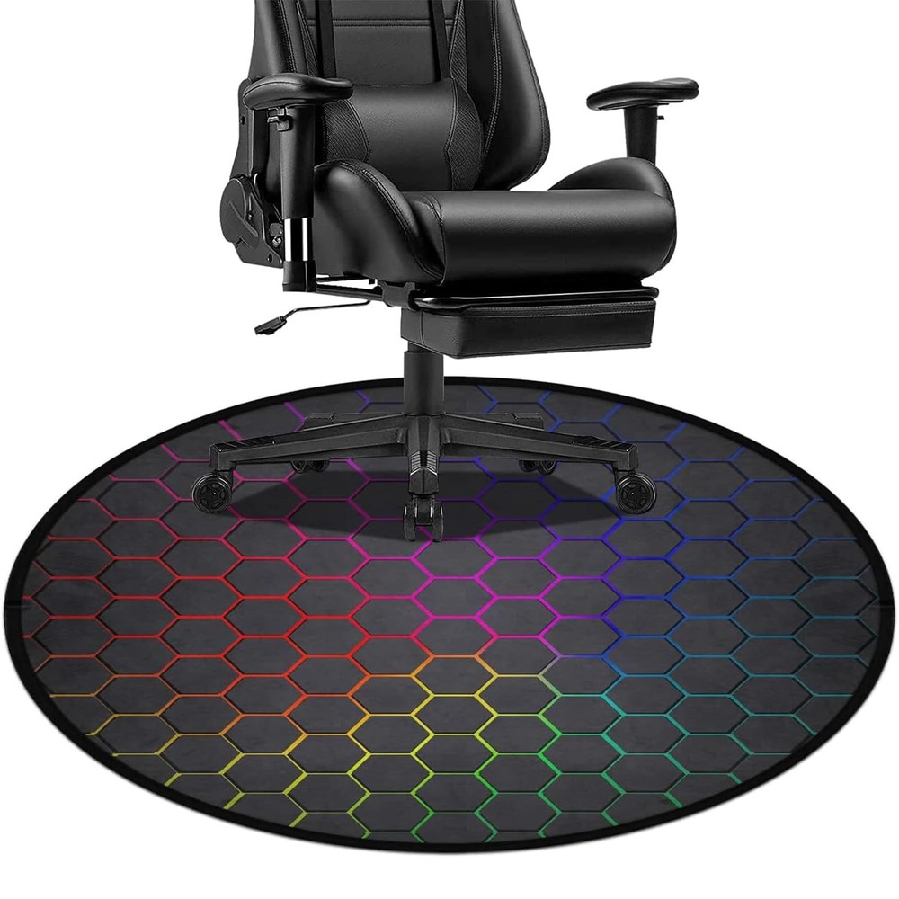 Gaming Chair Mat 47inch for Hardwood Floor Anti-Slip Office Chair Mat for Car...