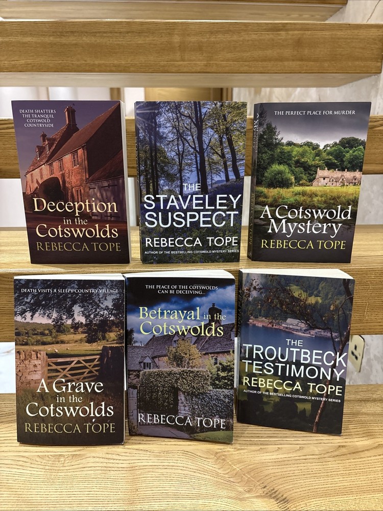6 Books Collection Rebecca Tope/ A Cotswold Mystery/Deception In The Cotswolds..