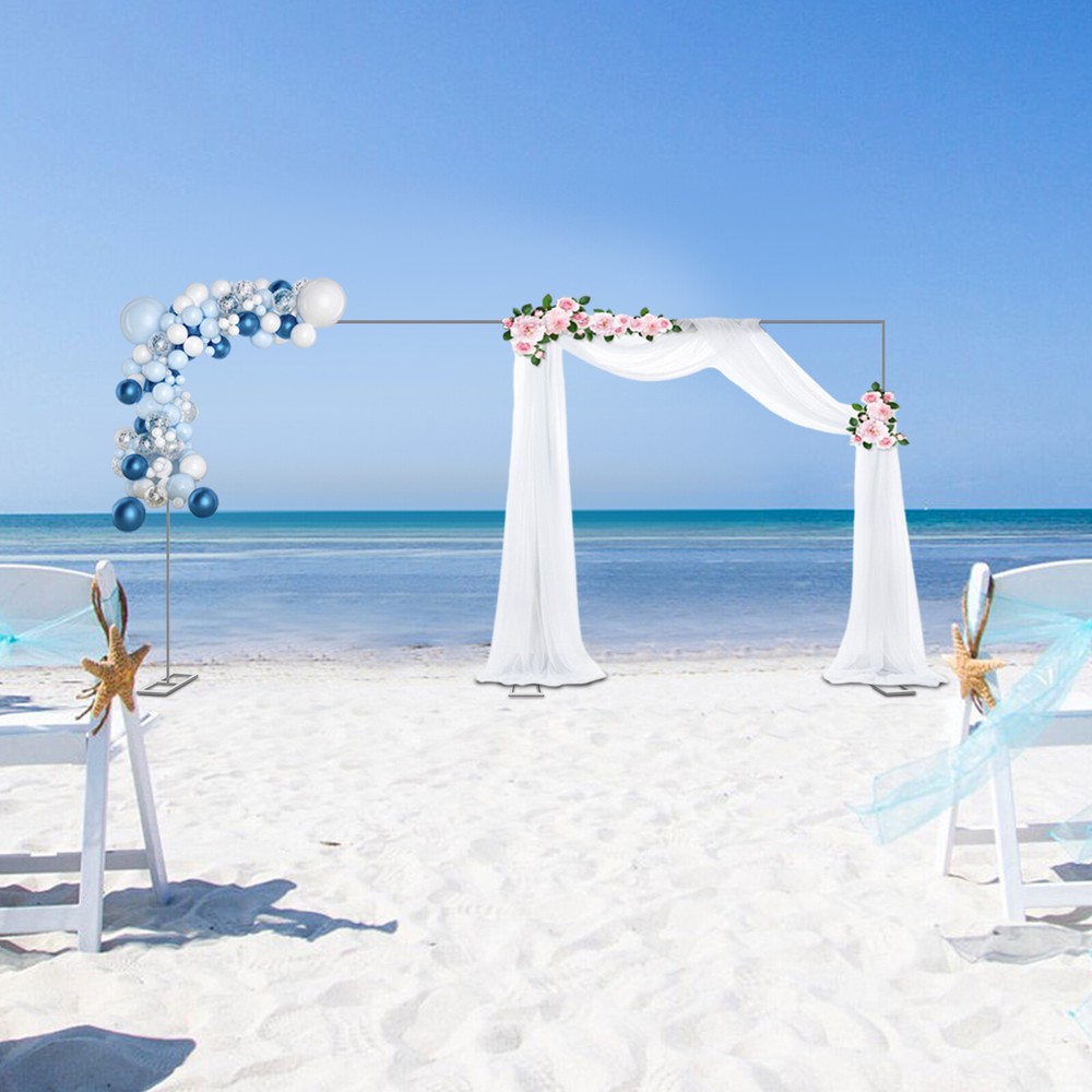 10x20ft Wedding Backdrop Stand Kit with Pipes for Party Decor